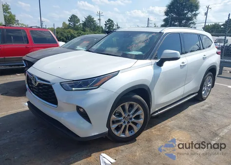 2022 Toyota Highlander Limited z USA, uszkodzony, nr VIN 5TDDZRBH2NS575428